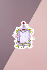 Bookish Stickers: You Had Me At Trigger Warning Sticker