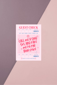 Bookish Stickers: Call Me A Good Girl Sticker