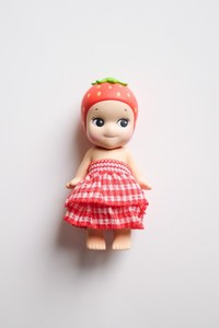 Sonny Angel Accessories: Red Gingham Dress - Sonny Angel Clothes