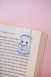 Crying Over Fictional Characters Magnetic Bookmark