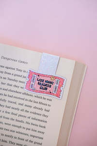 Late Night Readers Club Magnetic Bookmark