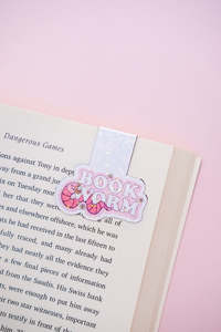 Book Worm Magnetic Bookmark