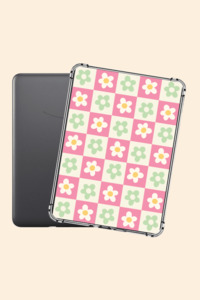 Checkered Florals Kindle/Kobo Insert