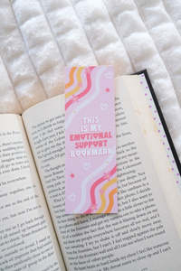 Emotional Support Bookmark