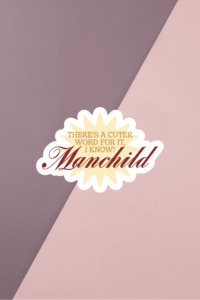 Manchild Sticker