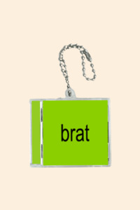 Cd Album Keychains: Brat - CD Keychain