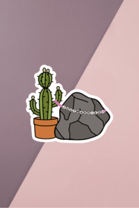 Products: Just Married Sticker