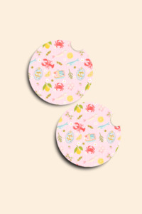 Coastal Picnic Coasters - 2 Pack