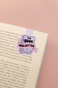 Products: The Book Was Better Magnetic Bookmark