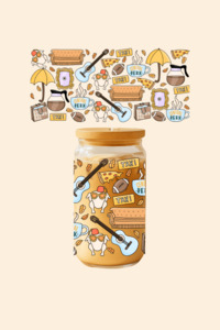 Glass Tumblers: Friends Glass Tumbler