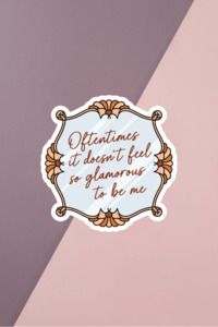 Glamorous Mirror Sticker