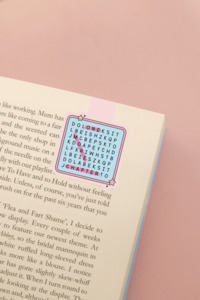 Magnetic Bookmarks: One More Chapter Crossword Magnetic Bookmark