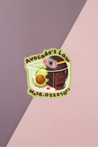 Under 10: Avocado's Law Sticker