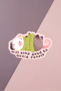 Under 10: Play Dead Sticker