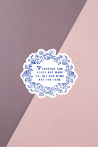 Wherever Our Souls Are Sticker