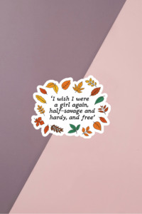 Under 10: Hardy And Free Sticker