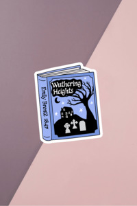 Under 10: Wuth Heights Blue Book Sticker