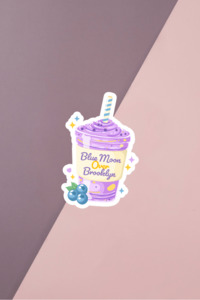 Bookish Stickers: Blue Moon Cottage Sticker