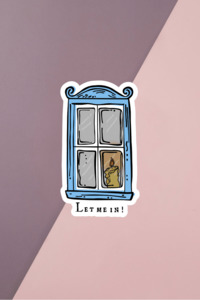 Let Me In Sticker