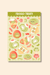 Sticker Sheets: Froggo Treats Sticker Sheet