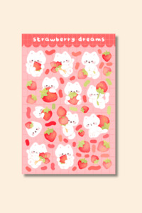 Strawberry Dreams Sticker Sheet