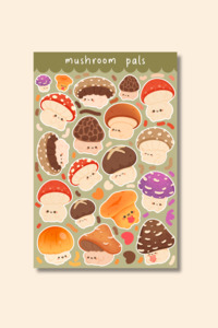Sticker Sheets: Mushroom Pals Sticker Sheet