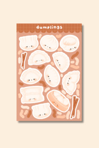 Sticker Sheets: Dumplings Sticker Sheet