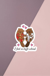 Ts Inspired: So High School Otters Sticker