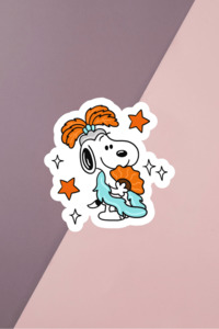 For The Swifties: Beagle Show Girl Sticker