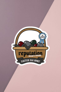 Taylor Egg Hunt Sticker