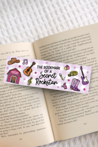 Stationery: Secret Rockstar Bookmark