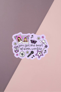 Best Of Both Worlds Sticker