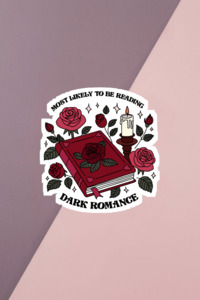 Bookish Babes: Most Likely Dark Romance Sticker