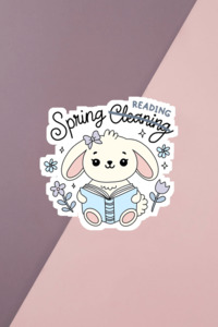 Bookish Babes: Spring Reading Sticker