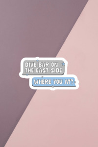 Dive Bar Sticker