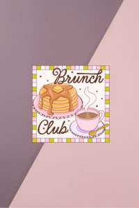 Products: Brunch Club Sticker