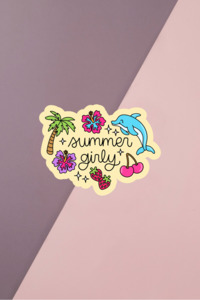 Summer Girly Sticker
