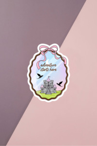Adventure Starts Here Sticker