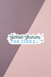 Graham Fan Club Sticker