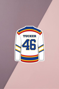 Tucker Jersey Sticker