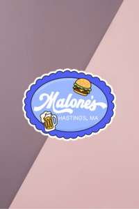 Off Campus Stickers: Malone's Sticker