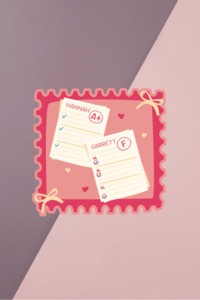 Off Campus Stickers: Test Papers Sticker