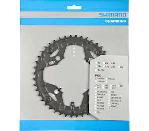 Mtb: Shimano Chainring - 44T, 9Speed