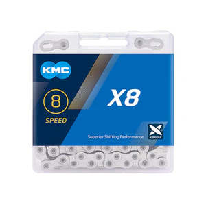 Chains: KMC X8 Chain - 8 Speed and BMX chain