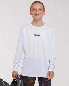 Jersey: DHaRCO   YOUTH GRAVITY JERSEY  WHITE OUT