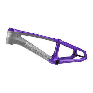Race Bikes: Meybo 2026 HSX Carbon Bmx Race Frame Matte Grey/Grey/Purple