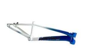 Meybo Holeshot 2026 Bmx Race Frame White/Navy - Junior