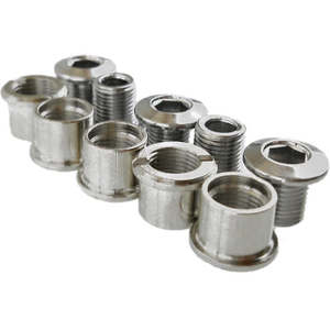Parts: CHAINRING BOLTS DOUBLE (5 NUT 6.5MM, 5 BOLT 8MM)