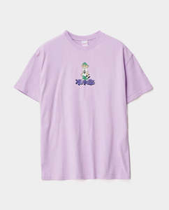 T-Shirts: XLarge - Peace Man T-Shirt - Purple