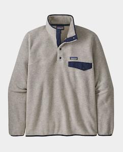 Jackets: Patagonia - M's LW Synch Snap-T Pullover - Oat